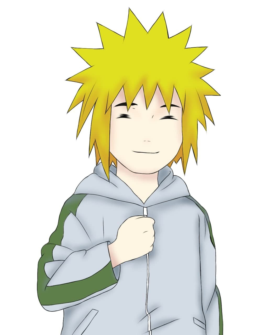 Namikaze Minato é conhecido como Yellow Flash Coloring Pages