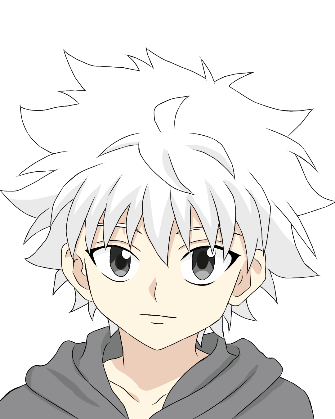 3) Killua drawn from 7 different animes! : HunterXHunter